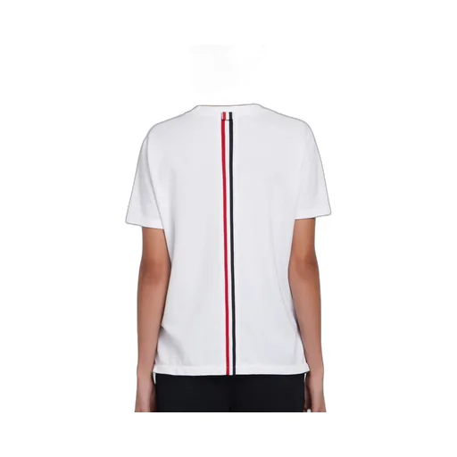 Rwb Stripe Asymmetric Hem T-Shirt
