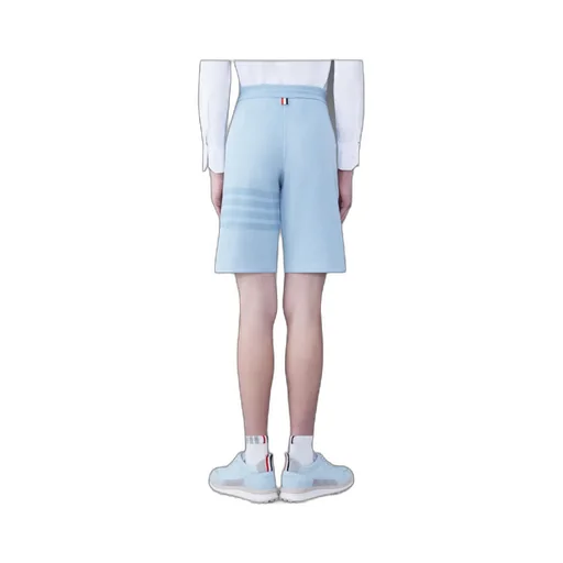 4-Bar Drawstring Track Shorts