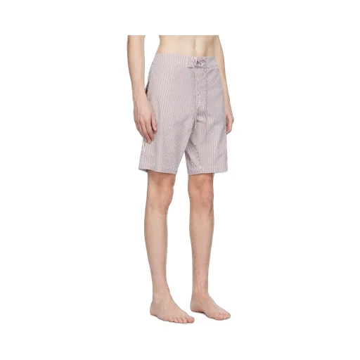 Striped Drawstring Swimming Shorts