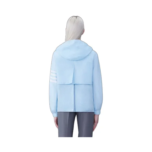 4-Bar Stripe Detailed Hooded Jacket