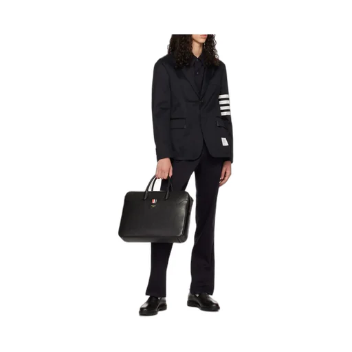 4-Bar Stripe Single-Breasted Blazer