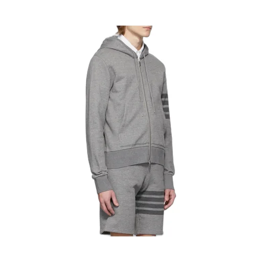 Tonal 4-Bar Hooded Jacket