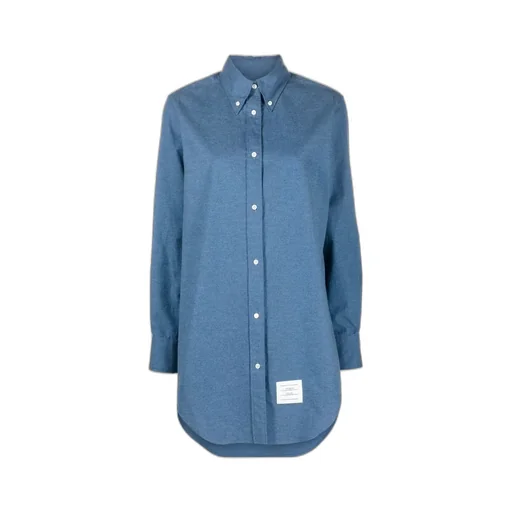 Collared Button-Up Shirt Dress