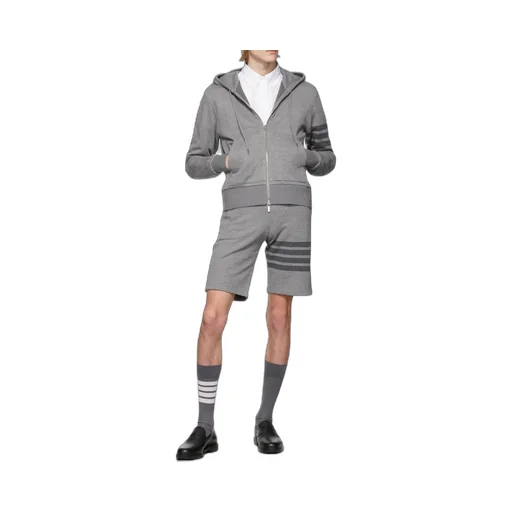Tonal 4-Bar Hooded Jacket