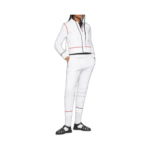 Contrast-Trim Track Pants