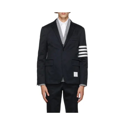 4-Bar Stripe Single-Breasted Blazer