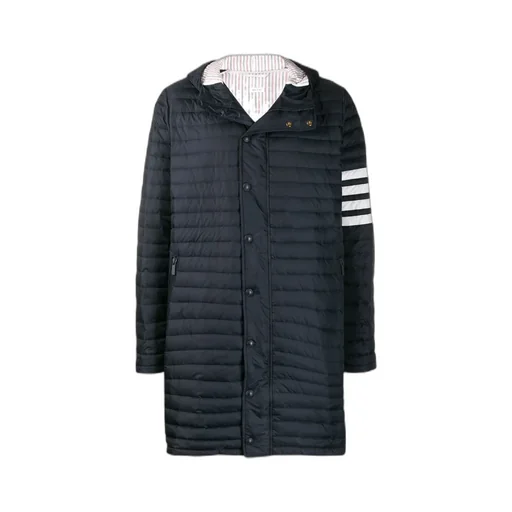 4-Bar Hooded Down Coat