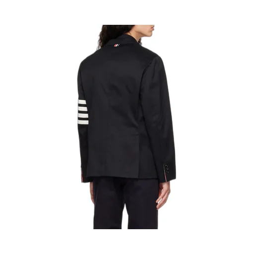 4-Bar Stripe Single-Breasted Blazer