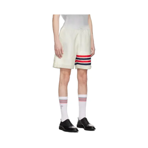 4-Bar Stripe Detailed Shorts