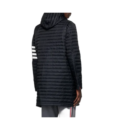4-Bar Hooded Down Coat