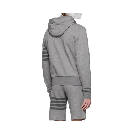 Tonal 4-Bar Hooded Jacket