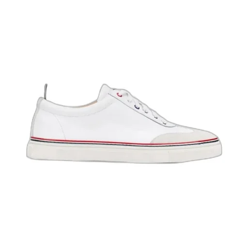 Striped Trim Low-Top Sneakers