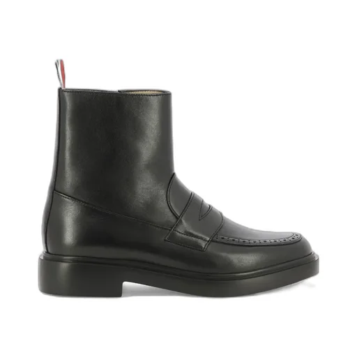 Penny Loafer Ankle Boots