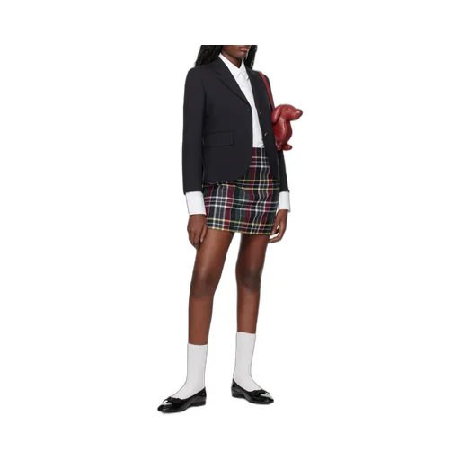 4-Bar Cropped Blazer