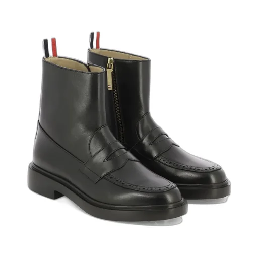 Penny Loafer Ankle Boots