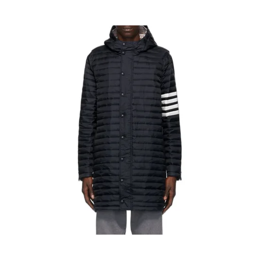 4-Bar Hooded Down Coat