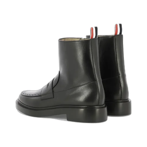 Penny Loafer Ankle Boots
