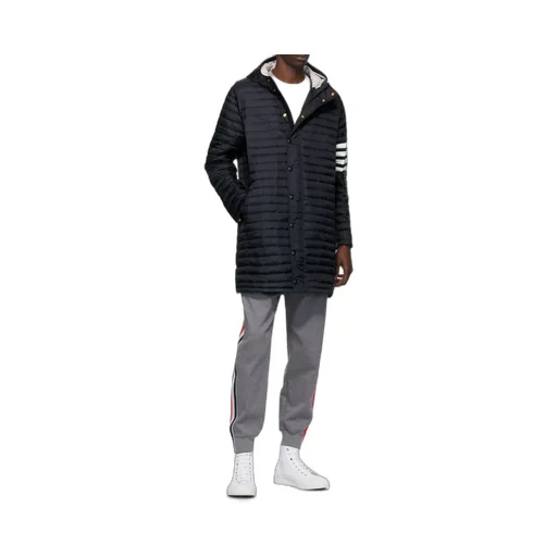 4-Bar Hooded Down Coat