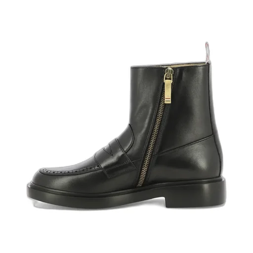 Penny Loafer Ankle Boots