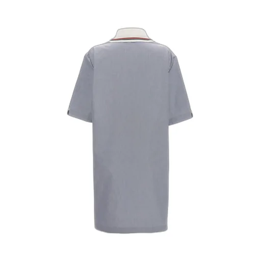 Motif Embroidered Polo Dress