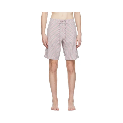 Striped Drawstring Swimming Shorts