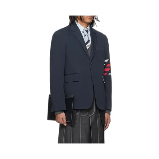 4-Bar Single-Breasted Blazer