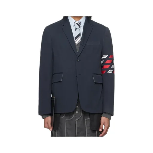 4-Bar Single-Breasted Blazer