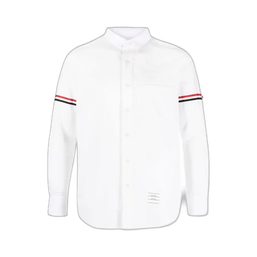 Armband-Detail Seersucker Rwb Striped Shirt
