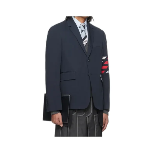 4-Bar Single-Breasted Blazer