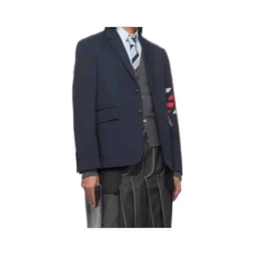 4-Bar Single-Breasted Blazer