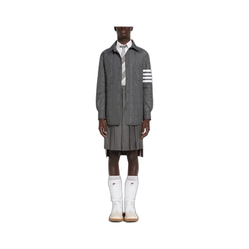 4-Bar Padded Shirt Jacket