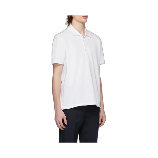 Stripe Detailed Short Sleeved Polo Shirt