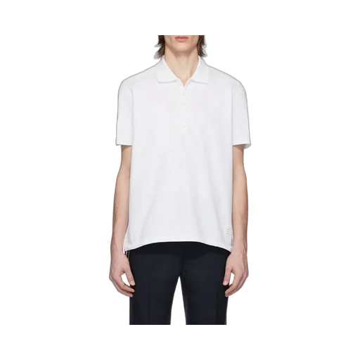 Stripe Detailed Short Sleeved Polo Shirt
