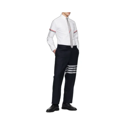 Stripe Detailed Long-Sleeved Shirt