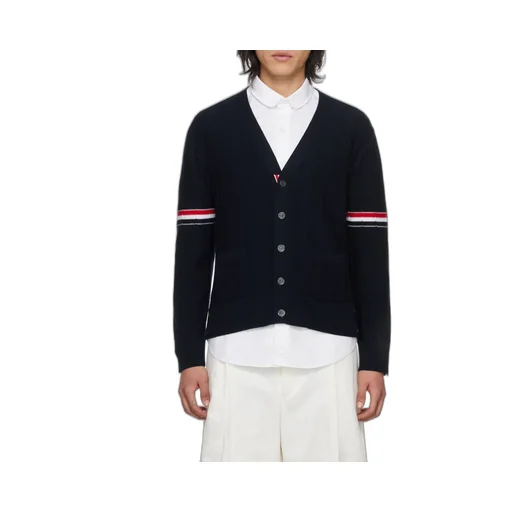 Stripped Buttoned Cardigan