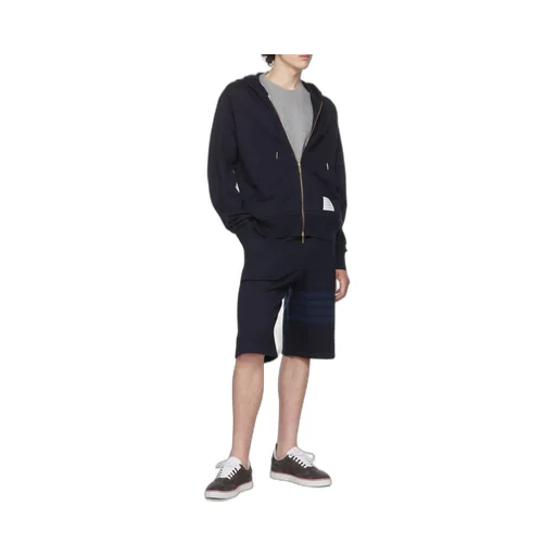 Tonal 4-Bar Hooded Jacket
