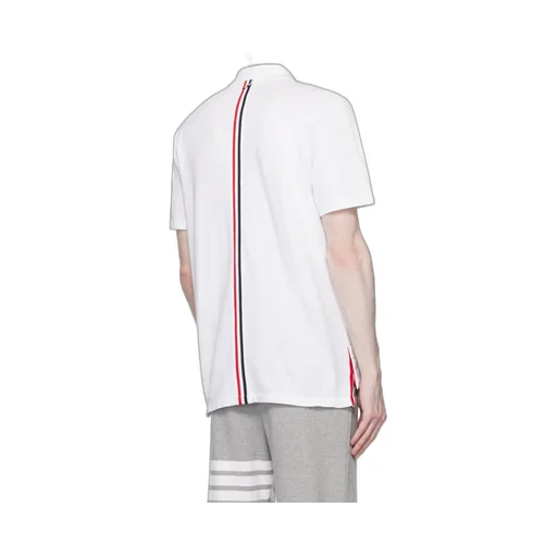 Stripe Detailed Short Sleeved Polo Shirt