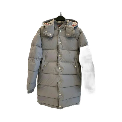 Striped Padded Hooded Jacket