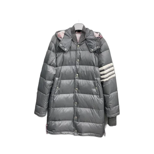 Striped Padded Hooded Jacket