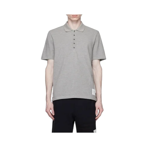 Classic Pique Stripe Relaxed Polo Shirt