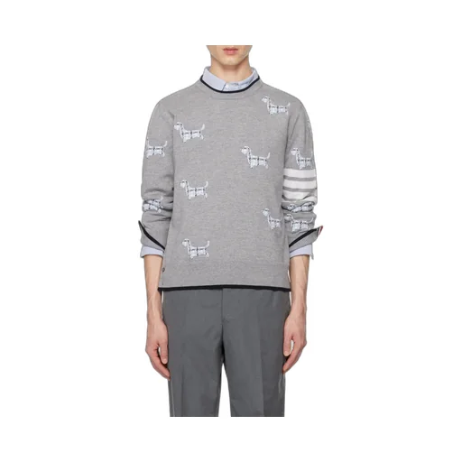 4 Bar Striped Knit Jumper