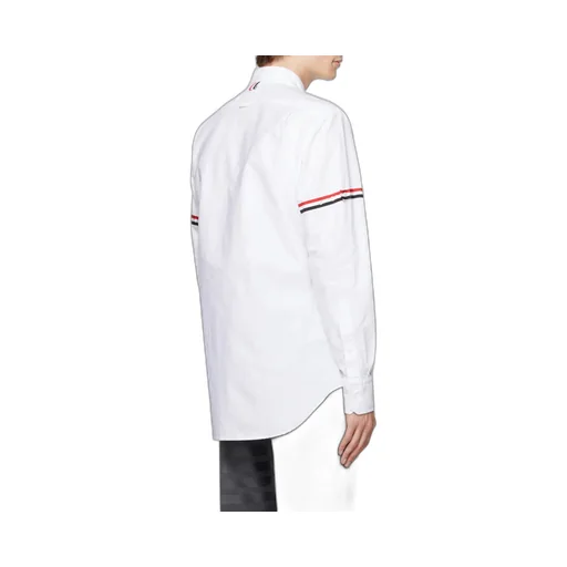 Stripe Detailed Long-Sleeved Shirt