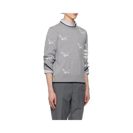 4 Bar Striped Knit Jumper