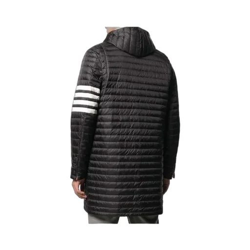 4-Bar Hooded Down Coat