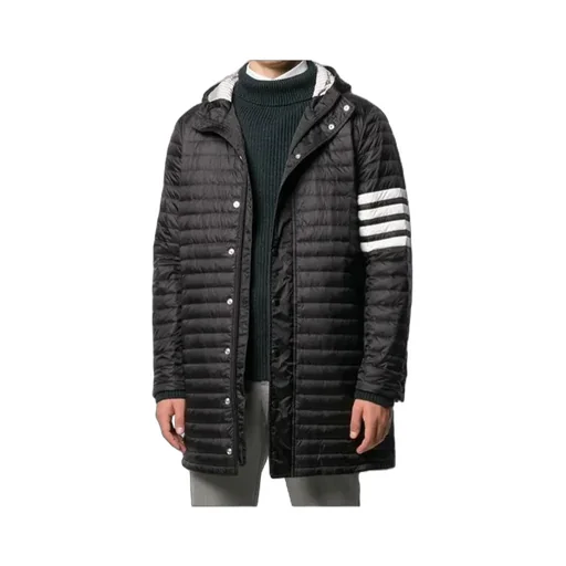 4-Bar Hooded Down Coat