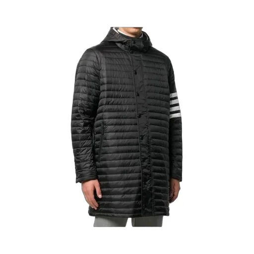 4-Bar Hooded Down Coat