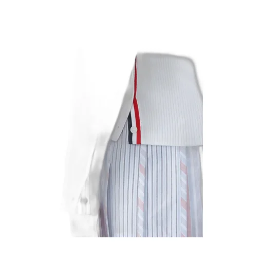 4-Bar Striped V-Neck Buttoned Cardigan