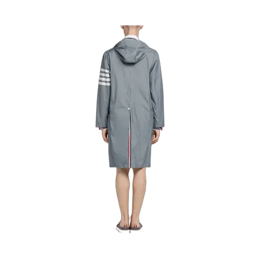 Classic Striped Hooded Windbreaker