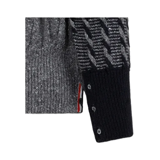 4-Bar Stripe Detailed Cardigan