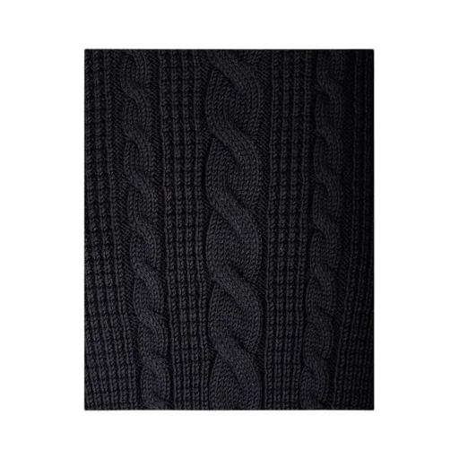 Rwb-Striped Cable-Knitted Crewneck Jumper